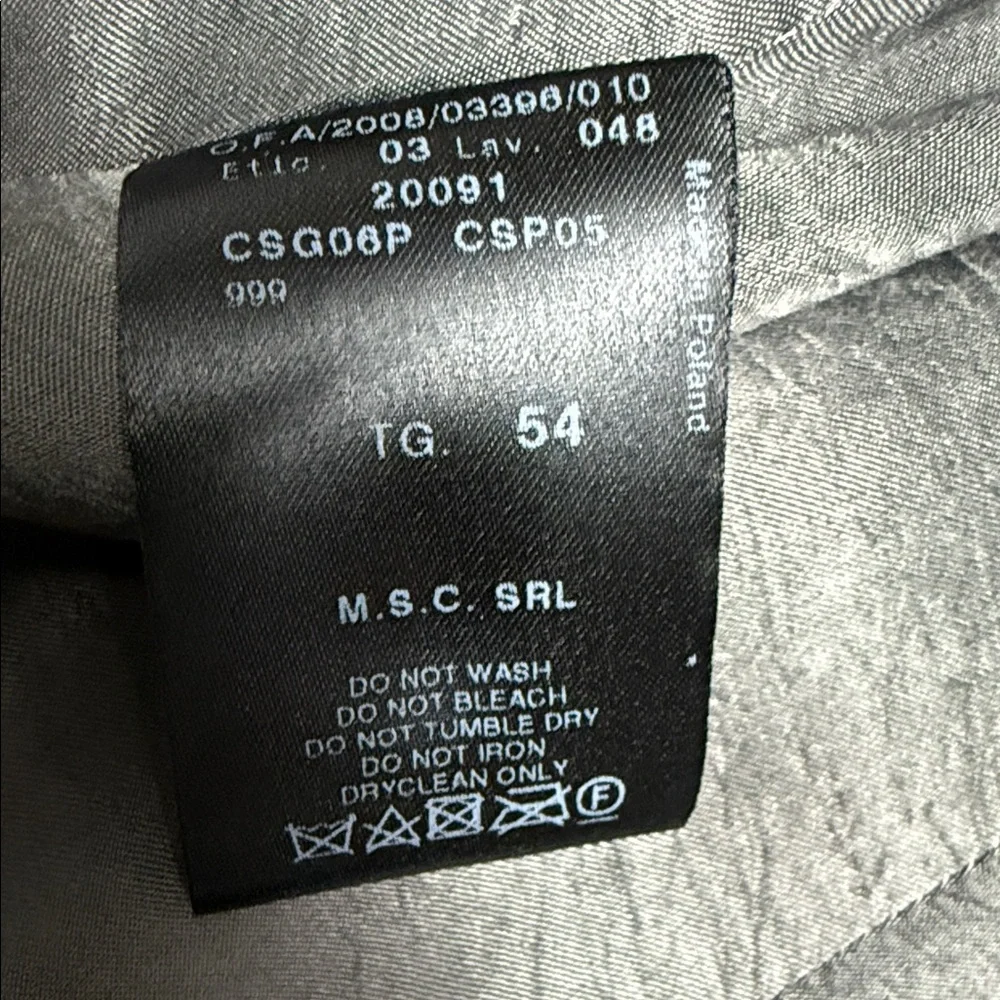 Giorgio Armani Men's Black Leather Jacket - Picture 8 of 10